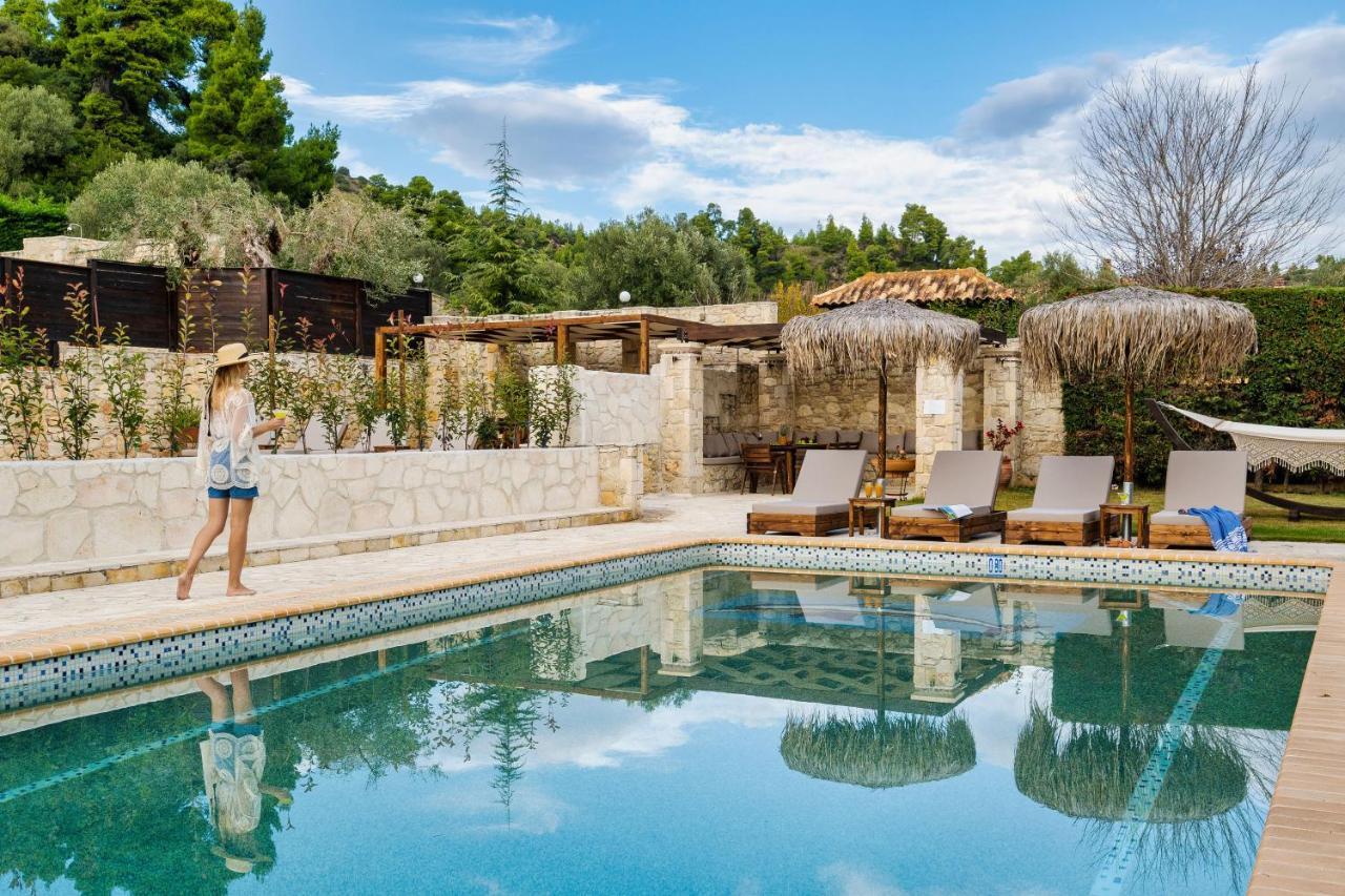 Palmrise Luxury Villas By Travel Pro Services - Nea Skioni Halkidiki ภายนอก รูปภาพ