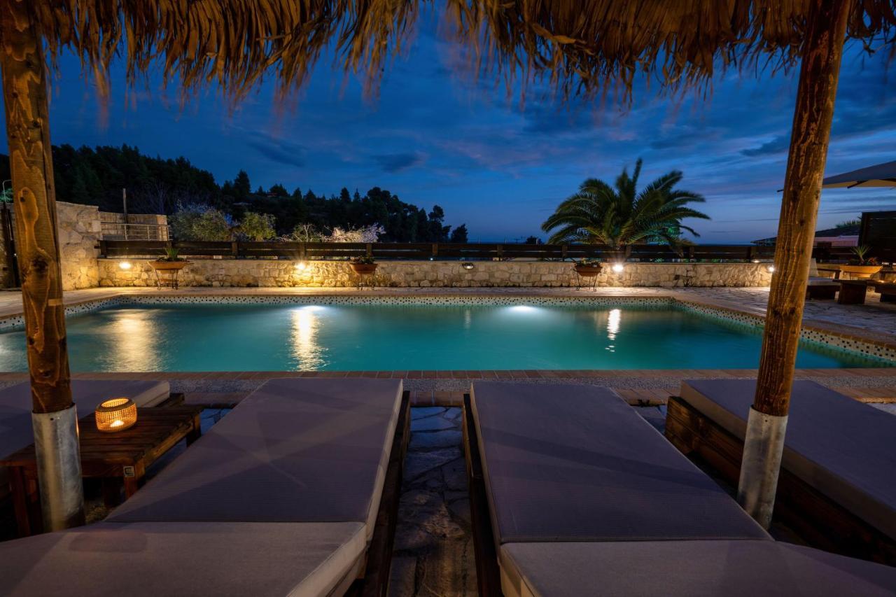 Palmrise Luxury Villas By Travel Pro Services - Nea Skioni Halkidiki ภายนอก รูปภาพ